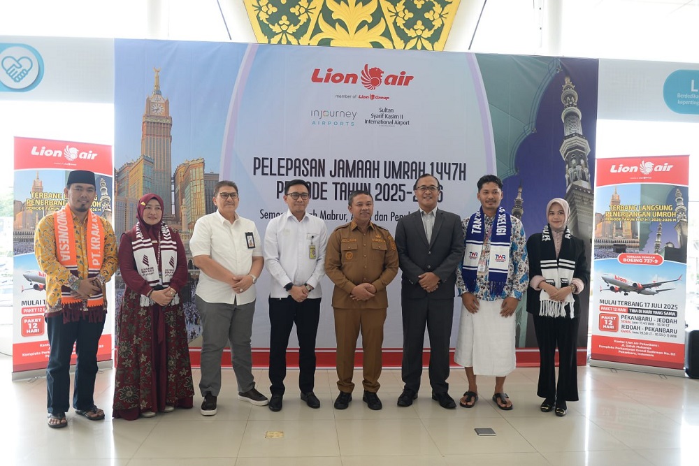  Gubri Wahid Resmikan Penerbangan Langsung Umrah Pekanbaru - Jeddah