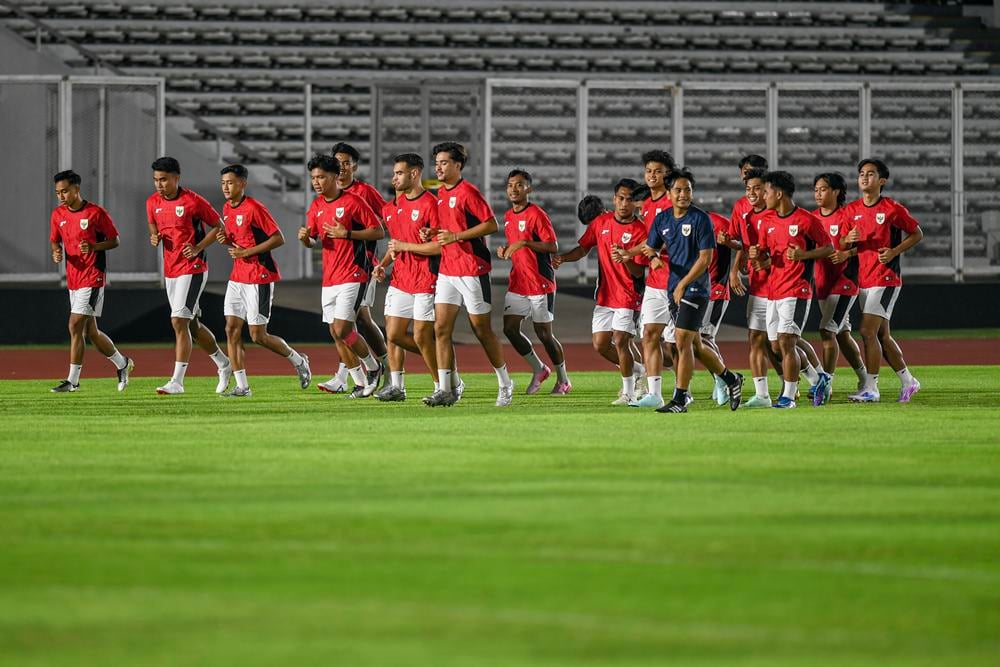 Timnas Indonesia U23 bersiap menghadapi Brunei Darussalam. Prediksi Skor Indonesia Vs Brunei U23 15 Juli, Susunan Pemain, H2H, Klasemen/Antara