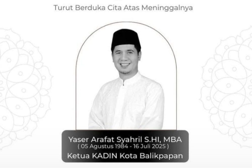  Ketua Kadin Balikpapan Yaser Arafat Meninggal Dunia di Usia 40 Tahun