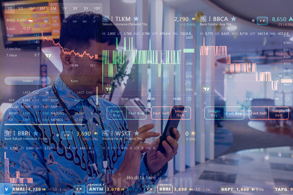  Indeks Bisnis-27 Ditutup Menguat, Saham BRPT, ISAT, & CPIN Melaju