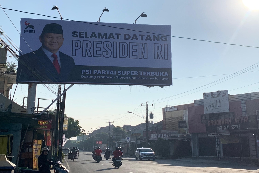  Kongres PSI 2025: Baliho Besar Sambut Presiden Prabowo di Solo