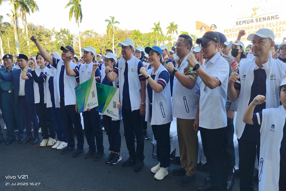  Kontingen Provinsi Sumsel FORNAS VIII dilindungi BPJS Ketenagakerjaan
