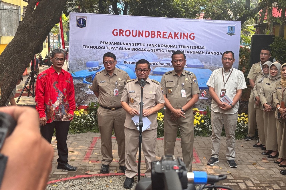Pramono Mulai Proyek Septic Tank Komunal, Targetkan Bangun di 10 Titik Jakarta