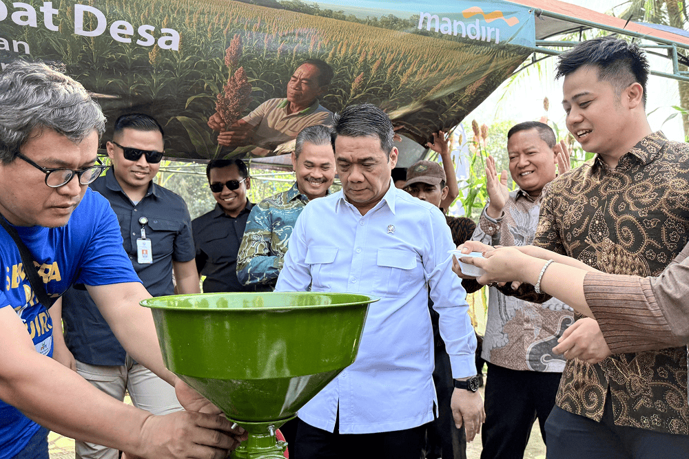  Bank Mandiri Perkuat Ekonomi Desa Melalui Budidaya Sorgum di Bogor