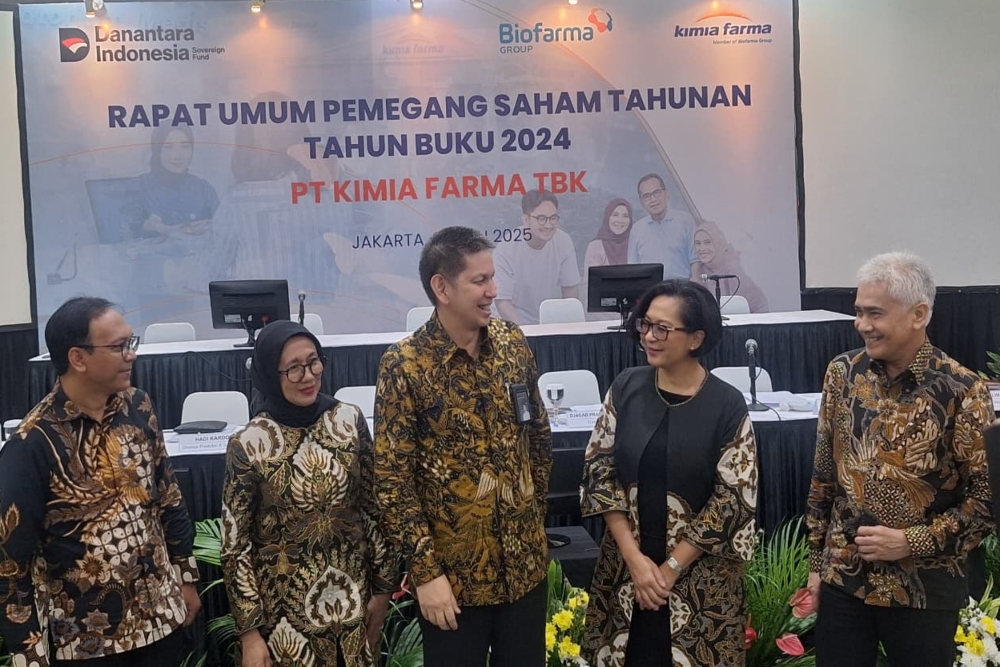  RUPST Kimia Farma (KAEF) Rombak Jajaran Direksi dan Komisaris