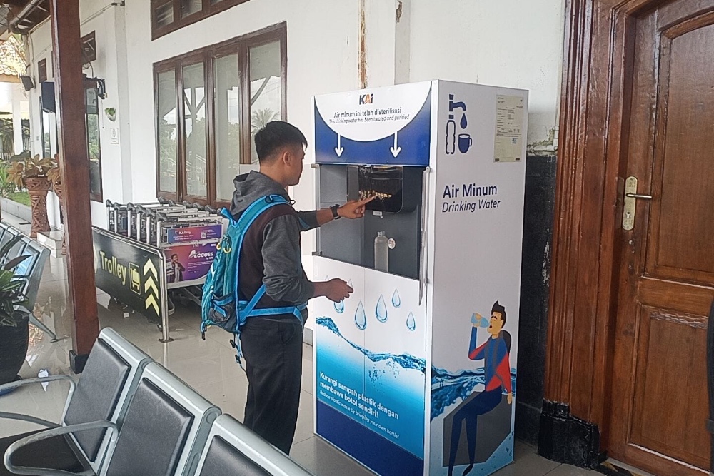  KAI Tambah Tempat Air Minum Gratis di Stasiun Tasikmalaya dan Banjar