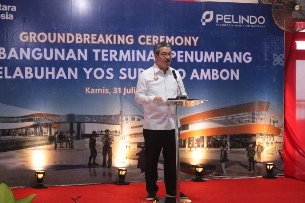  Groundbreaking Terminal Penumpang Pelabuhan Yos Sudarso, Tingkatkan Konektivitas Ambon