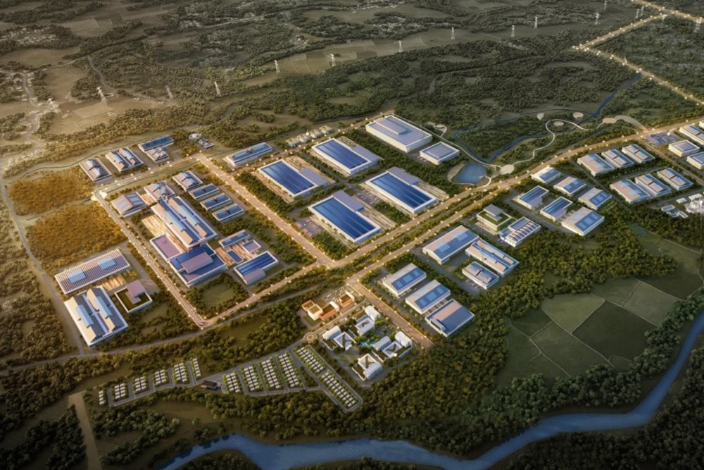 Masterpland Batang Industrial Park (BIP), salah satu proyek kawasan industri di Batang, Jawa Tengah, besutan emiten properti  PT Intiland Development Tbk (DILD). /Intiland.