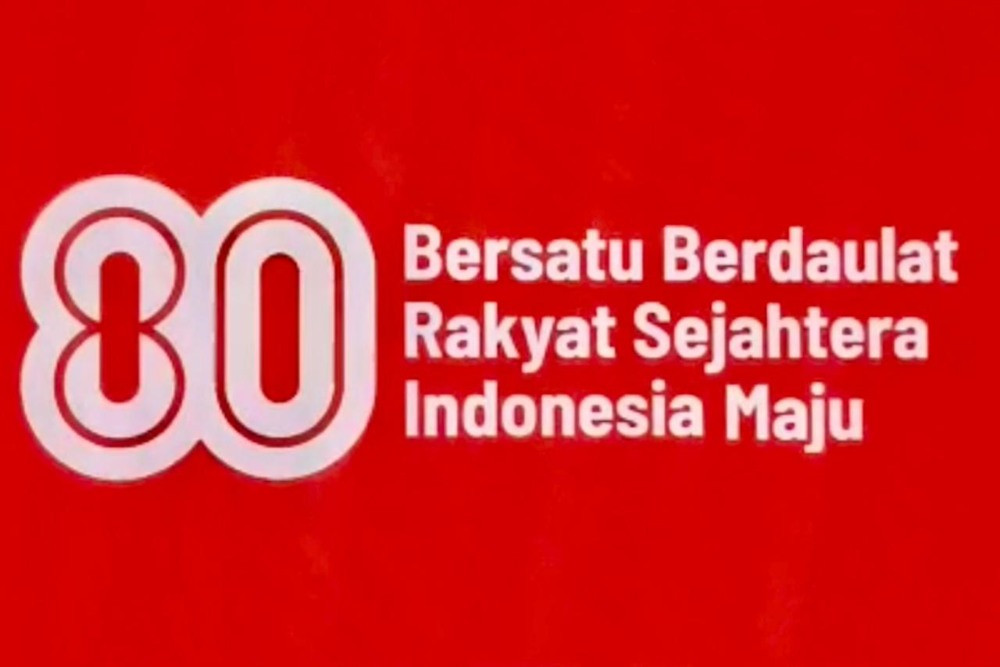 Logo HUT ke-80 Kemerdekaan RI/Sesneg