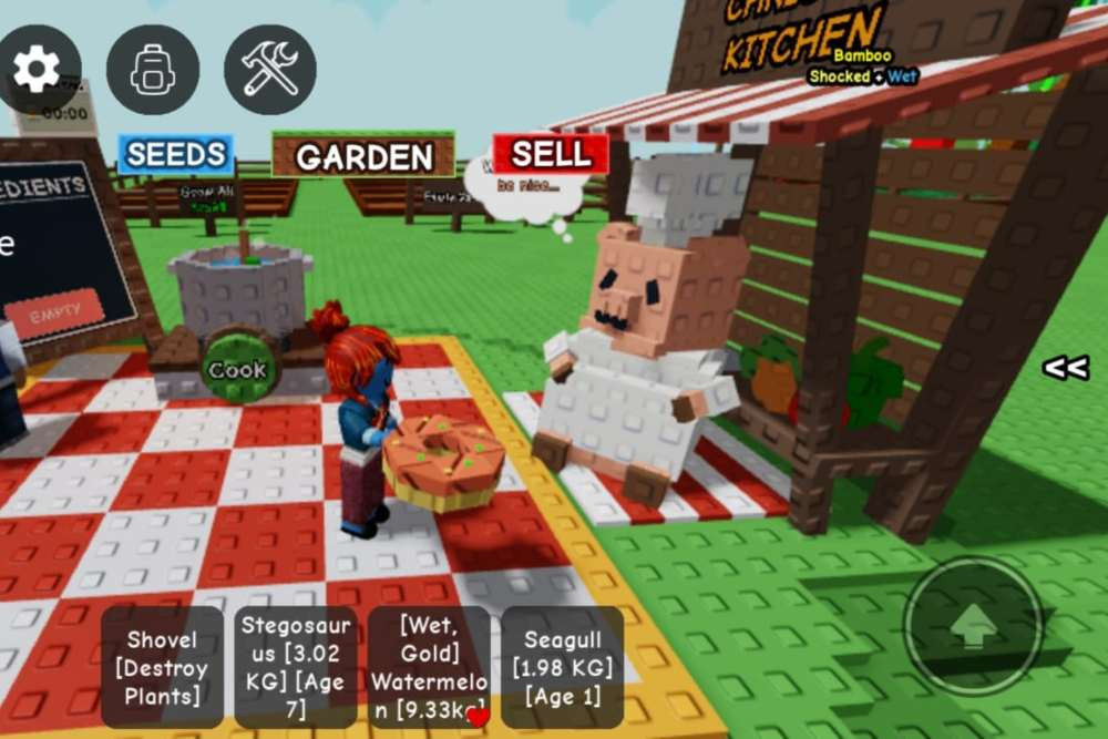 Resep grow a garden membuat donat Roblox