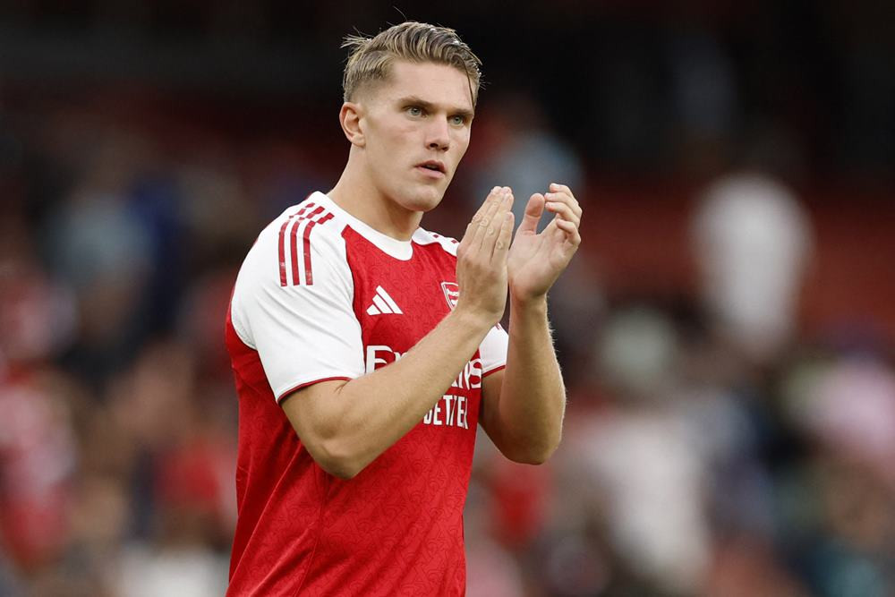 Striker Arsenal, Viktor Gyokeres/ Action Images via Reuters-Peter Cziborra