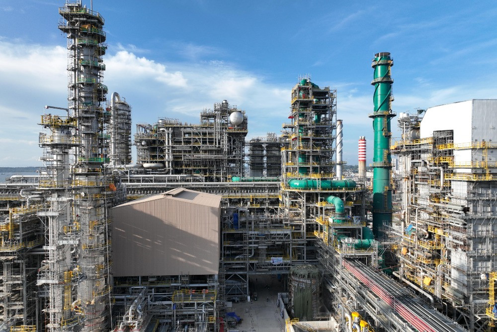 Pembangunan proyek Refinery Development Master Plan (RDMP) Balikpapan mencatatkan progres fisik mencapai 91,91% hingga awal Desember 2024./Istimewa