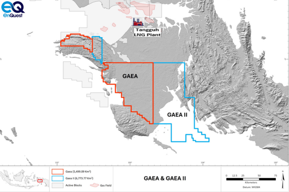 EnQuest Teken Kontrak Eksplorasi Migas Blok Gaea dan Gaea II di Papua Barat