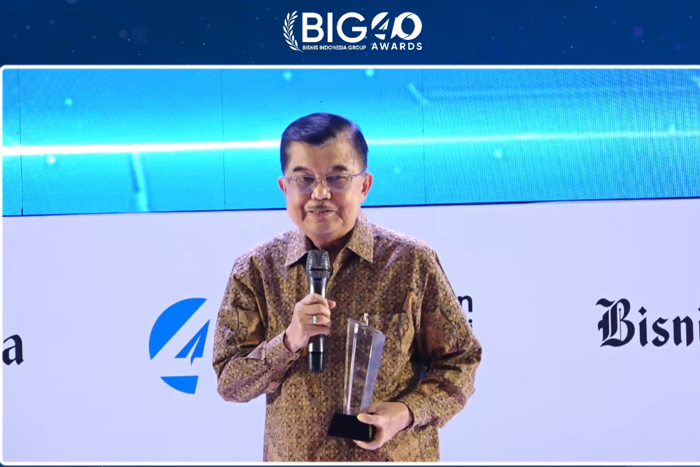 Raih BIG 40  Awards, Jusuf Kalla Minta Media Tetap Kritis dan Independen