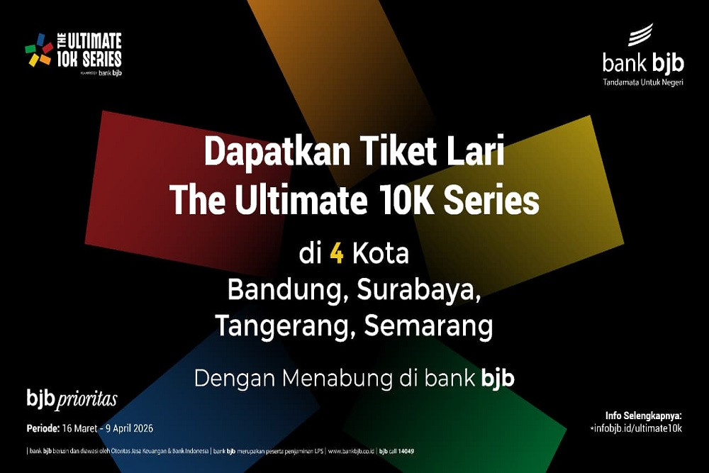Lari di 4 Kota, Bank BJB Hadirkan Promo Tiket Ultimate 10K