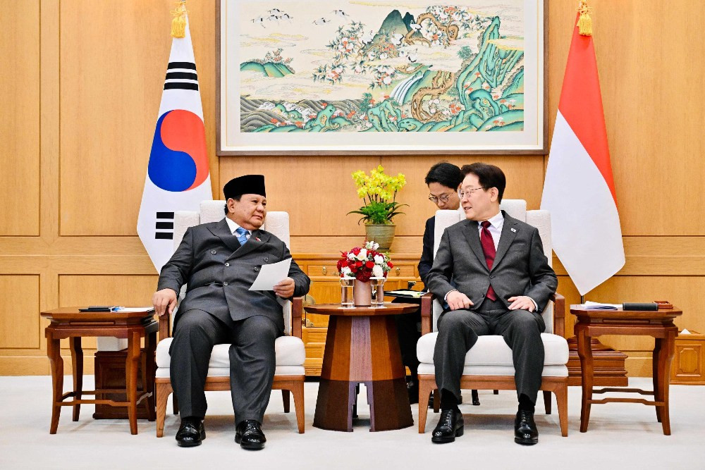Prabowo Bertemu Presiden Korea Selatan, Perkuat Kerja Sama Hadapi Tantangan Geopolitik