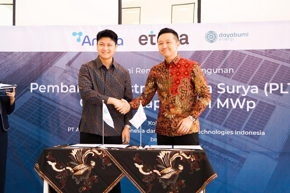 Dayabumi Energi Gandeng Anvita-Etana Bangun PLTS Atap Berkapasitas 1 MWp