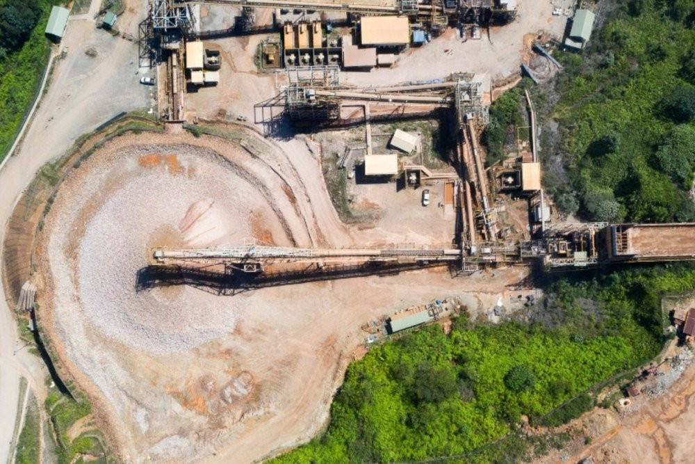 Tambang emas Martabe yang dikelola anak usaha PT United Tractors Tbk. (UNTR), PT Agincourt Resources, di Tapanuli Selatan, Sumatra Utara./Dok Agincourt Resources