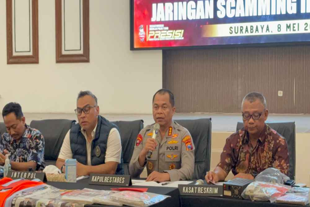 Polisi Berhasil Bongkar Sindikat Scamming Jaringan Internasional di Surabaya, Total 44 WNA Diringkus