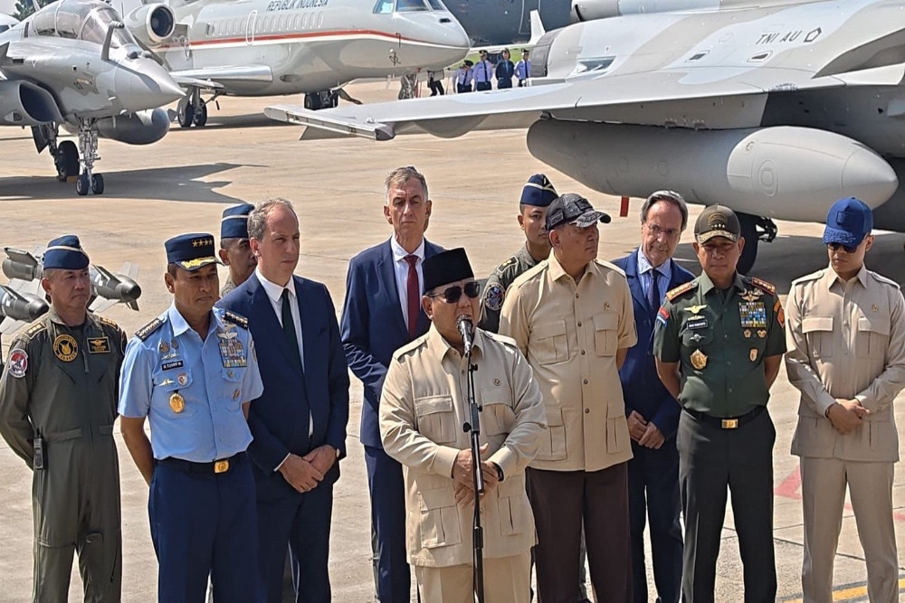 Prabowo: Pertahanan Udara RI Harus Diperkuat