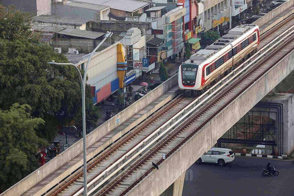 Pramono Perpanjang Jalur LRT Velodrome-Manggarai Sampai ke Dukuh Atas