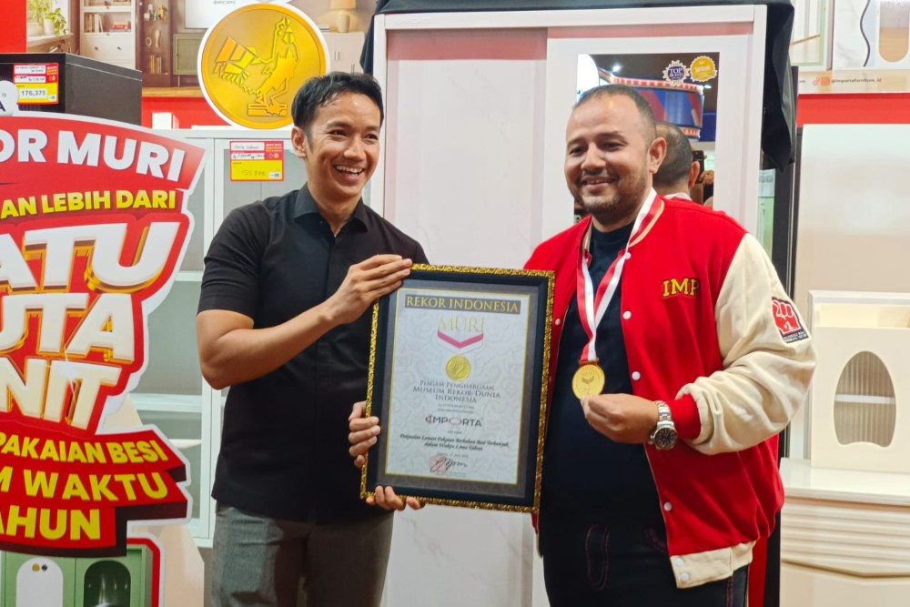 Importa Raih Rekor MURI atas Penjualan 1 Juta Lemari Pakaian Besi dalam 5 Tahun