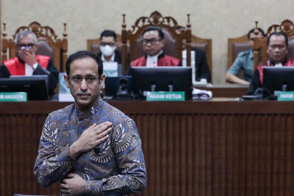 Poin yang Memberatkan dan Meringankan Vonis 10 Tahun Nadiem Makarim