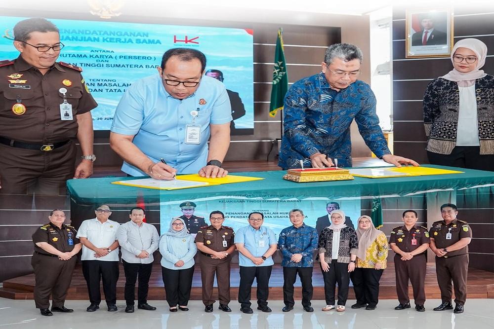 Demi Kepastian Hukum Proyek Infrastruktur, Hutama Karya Kerja Sama dengan Kejati Sumbar