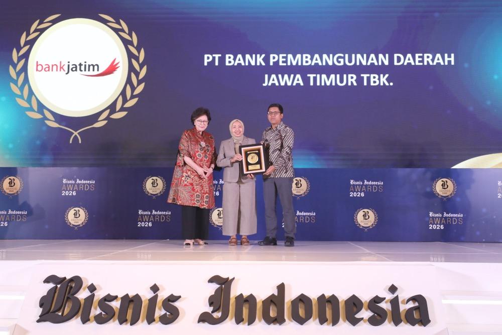 BJTM Raih Penghargaan BIA 2026 Kategori BPD dengan Aset di Atas Rp40 Triliun