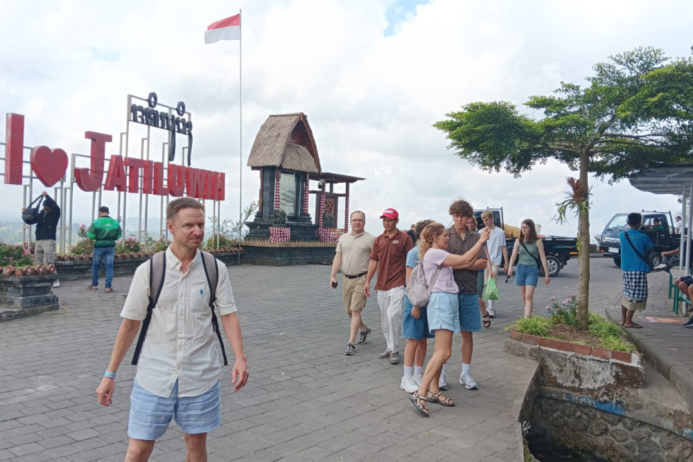 Kunjungan Wisatawan ke Desa Wisata Jatiluwih Meningkat Selama Libur Sekolah