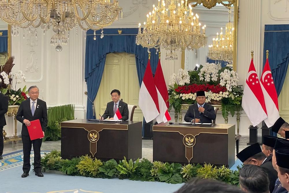 Prabowo-Lawrence Wong Sepakati 26 Kerja Sama di Leaders' Retreat RI-Singapura