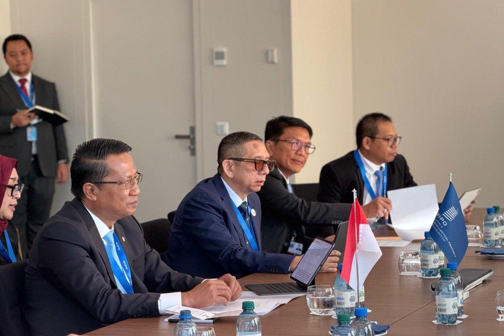 Menkum Komitmen Dorong Tata Kelola Royalti Musik dan Jurnalistik di Forum Dialog WIPO di Jenewa