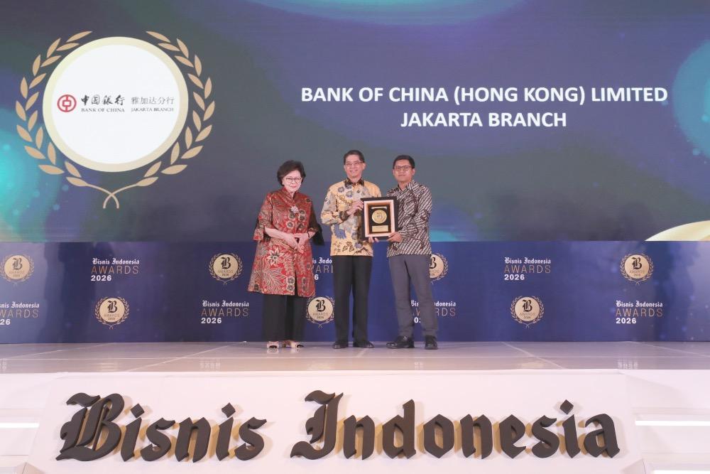 Bank of China Raih Penghargaan BIA 2026 Kategori Bank Asing Terunggul