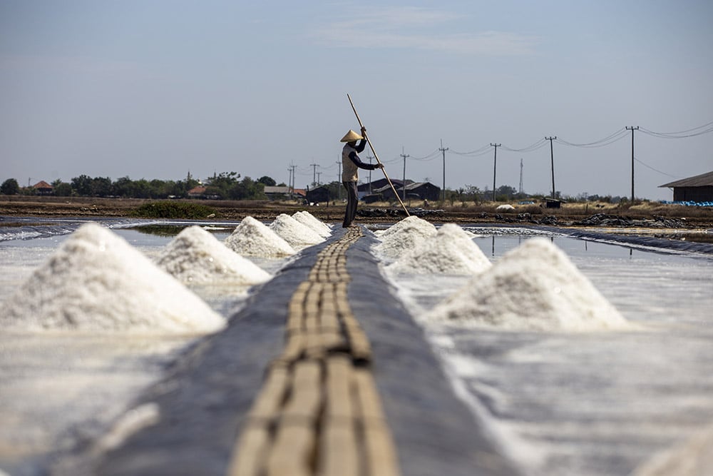 KKP Targetkan Produksi 400 Ribu Ton Garam Industri per Tahun