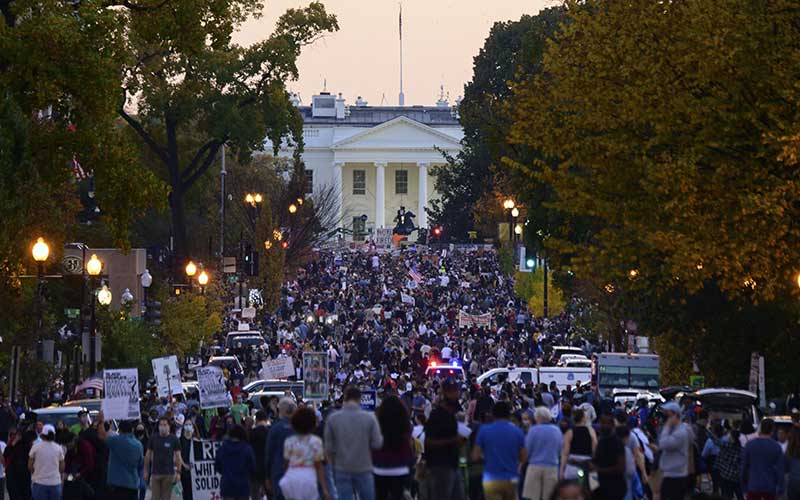 Foto-Foto Pesta Kemenangan Presiden Amerika Serikat Terpilih Joe Biden