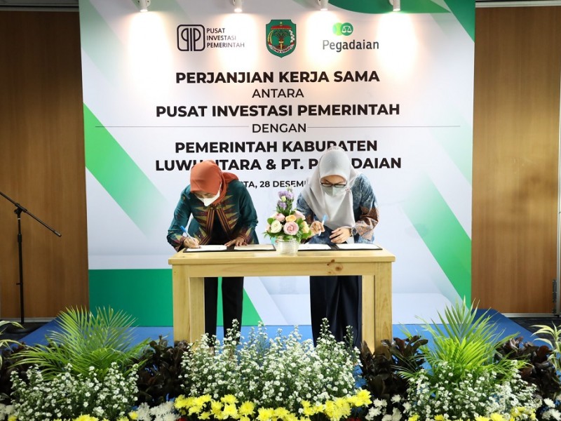 Sinergi Pusat Investasi Pemerintah, Pemkab Luwu Utara, dan PT Pegadaian Kembangkan Produk UMi Bagi Hasil 0%