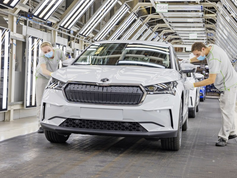 Skoda Auto Luncurkan Produksi Enyaq iV di Mlada Boleslav