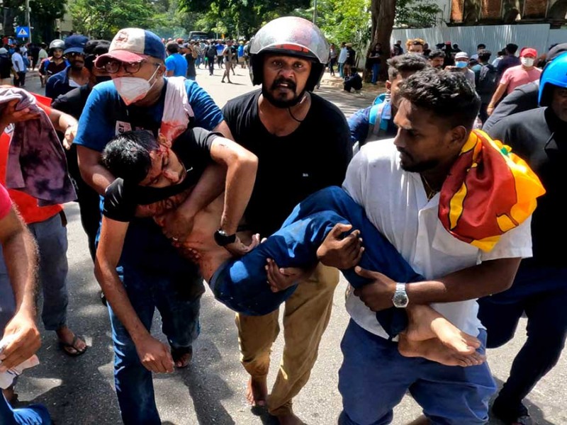 Kerusuhan di Sri Langka Memanas, Warga Kembali Bentrok Dengan Polisi
