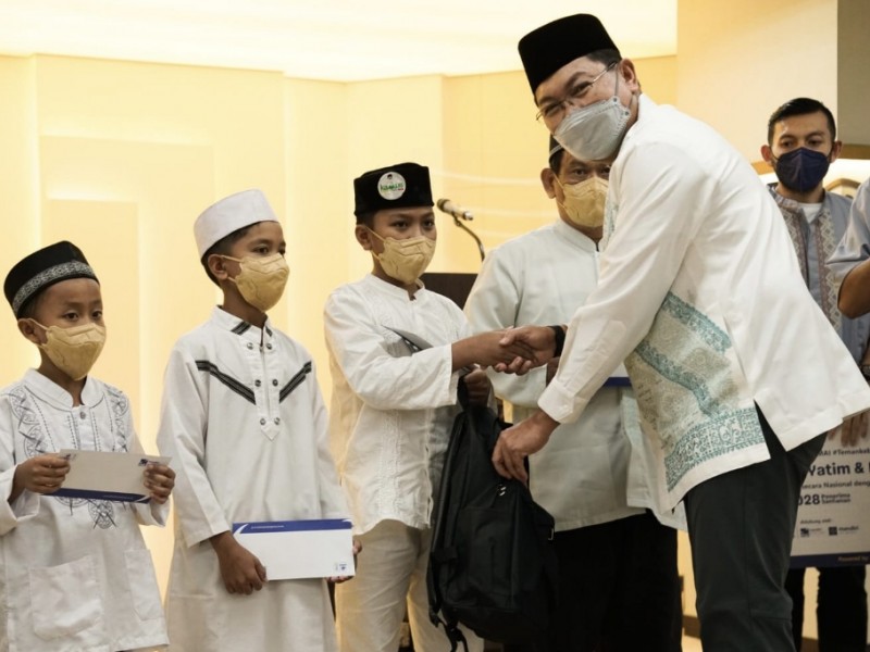 Berbagi Kebersamaan di Bulan Ramadan 1443 H, Bank Mandiri Santuni 28.028 Anak Yatim dan Dhuafa secara Nasional