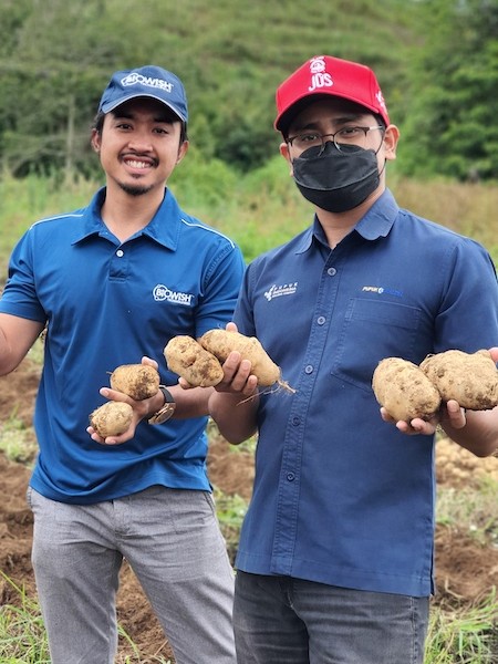 PT Pupuk Kalimantan Timur (PKT) kembali membuktikan keunggulan dan kualitas NPK Pelangi JOS, melalui Demonstration Plot (Demplot) komoditas kentang di Desa Linelean Kecamatan Modoinding Minahasa Selatan, Provinsi Sulawesi Utara./JIBI-Istimewa