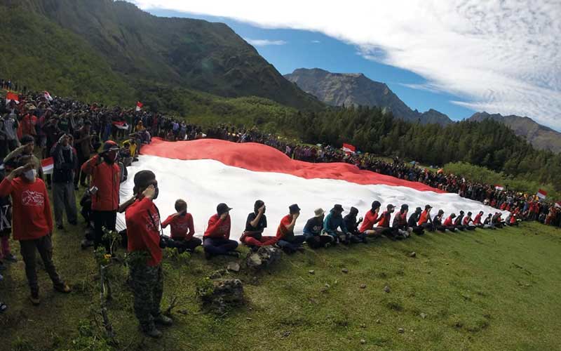 Foto-Foto Kemeriahan HUT Ke-75 RI di Tengah Pandemi