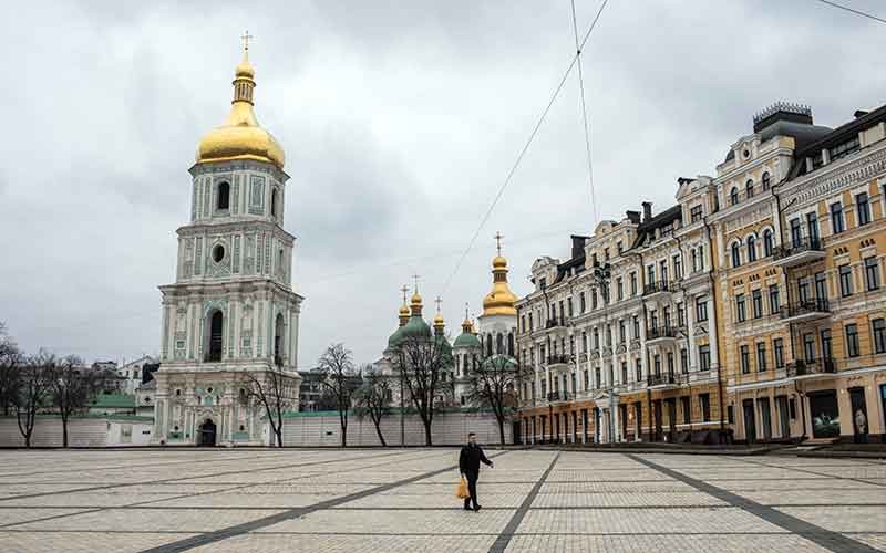 Kondisi Terkini Ibu Kota Ukraina Saat Dikepung Pasukan Rusia