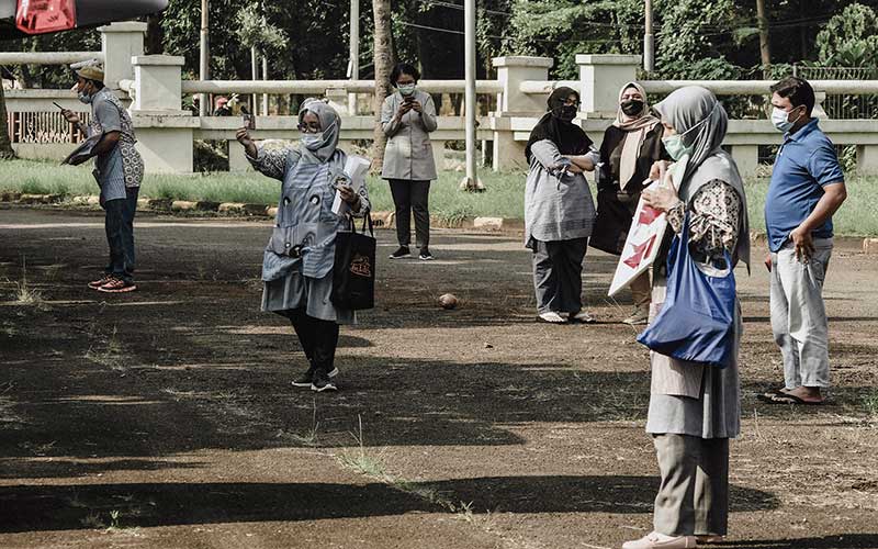 Foto-Foto Sekolah Tatap Muka Dengan Metode Drive In