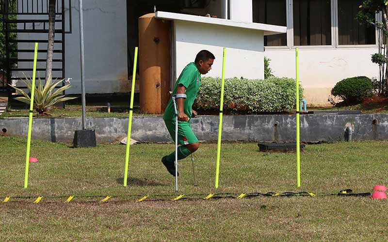 Foto-Foto Tim Nasional Garuda INAF Berlatih Menembus Keterbatasan 