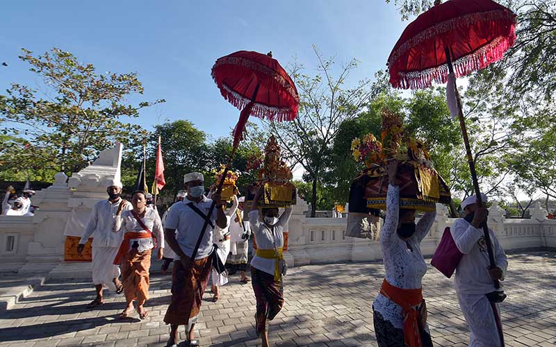 Foto-Foto Adat dan Budaya di Bali saat Pandemi Covid-19