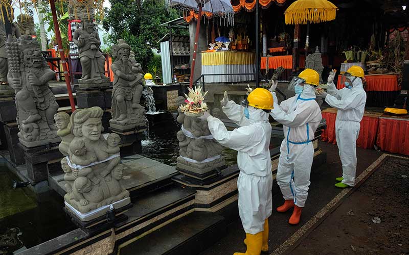 Foto-Foto Adat dan Budaya di Bali saat Pandemi Covid-19