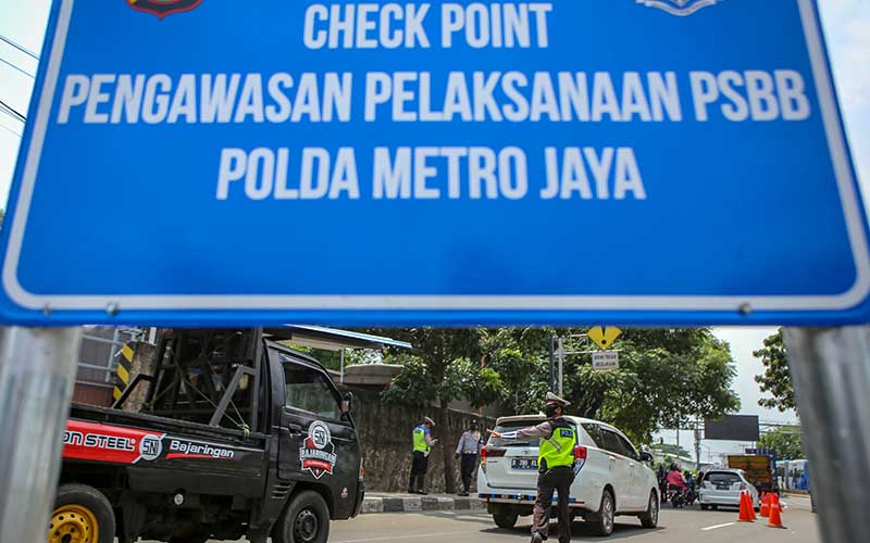 BERITA FOTO : Suasana Jakarta Saat Pemberlakuan PSBB