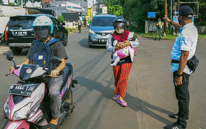 BERITA FOTO : Suasana Jakarta Saat Pemberlakuan PSBB