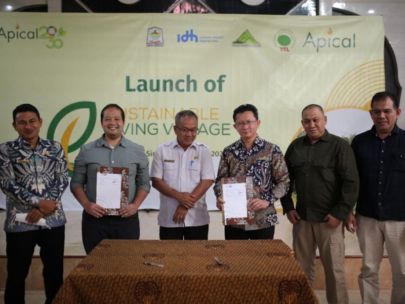 Apical, IDH Tandatangani Program Kemitraan Sustainable Living Village