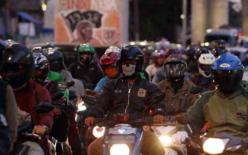 BERITA FOTO : Jelang Penerapan PSBB, Jalanan Ibu Kota Kembali Macet 